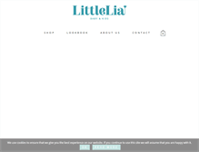 Tablet Screenshot of littlelia.com